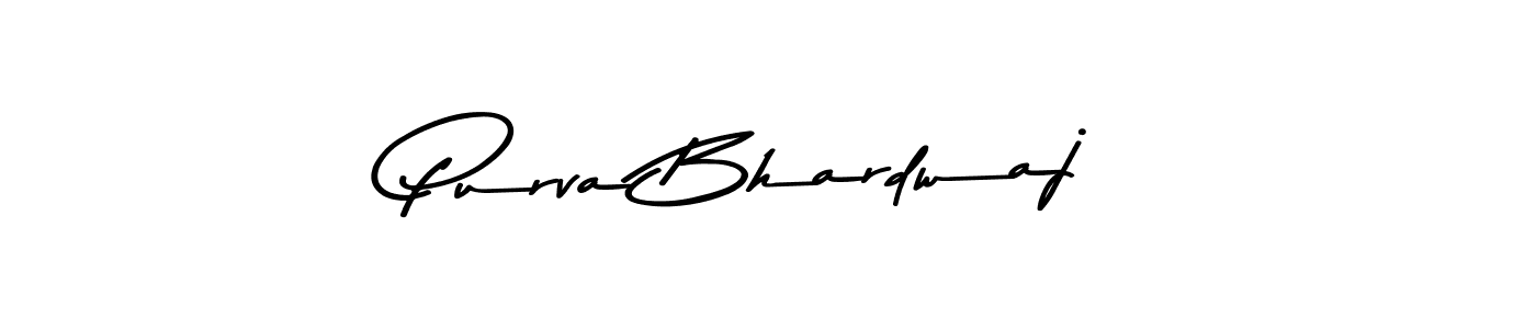 Make a beautiful signature design for name Purva Bhardwaj. With this signature (Asem Kandis PERSONAL USE) style, you can create a handwritten signature for free. Purva Bhardwaj signature style 9 images and pictures png