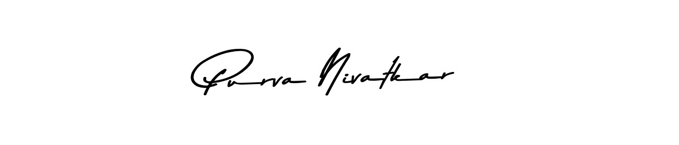 Make a beautiful signature design for name Purva Nivatkar. With this signature (Asem Kandis PERSONAL USE) style, you can create a handwritten signature for free. Purva Nivatkar signature style 9 images and pictures png