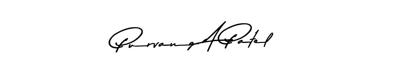 You can use this online signature creator to create a handwritten signature for the name Purvang A Patel. This is the best online autograph maker. Purvang A Patel signature style 9 images and pictures png
