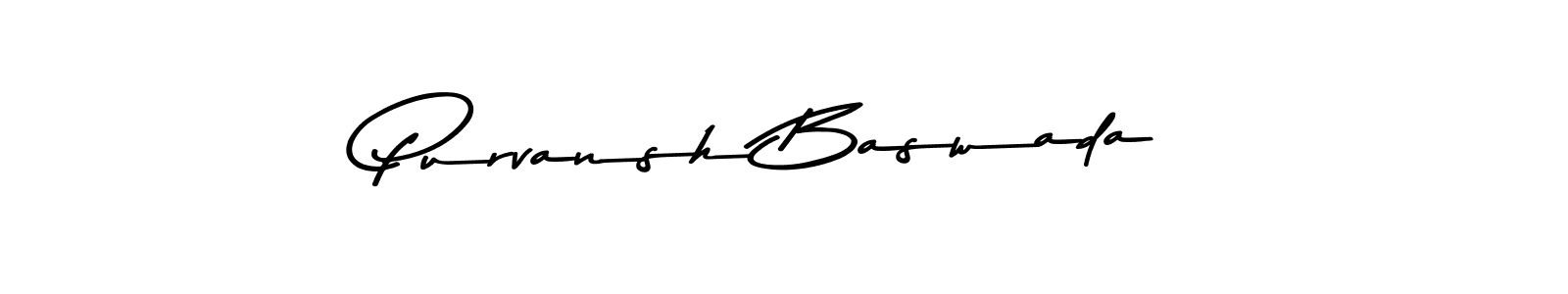 Use a signature maker to create a handwritten signature online. With this signature software, you can design (Asem Kandis PERSONAL USE) your own signature for name Purvansh Baswada. Purvansh Baswada signature style 9 images and pictures png