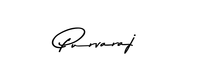 Make a beautiful signature design for name Purvaraj. With this signature (Asem Kandis PERSONAL USE) style, you can create a handwritten signature for free. Purvaraj signature style 9 images and pictures png