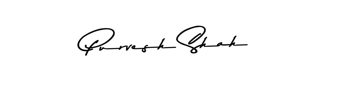 Also You can easily find your signature by using the search form. We will create Purvesh Shah name handwritten signature images for you free of cost using Asem Kandis PERSONAL USE sign style. Purvesh Shah signature style 9 images and pictures png