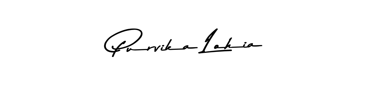 How to make Purvika Lohia signature? Asem Kandis PERSONAL USE is a professional autograph style. Create handwritten signature for Purvika Lohia name. Purvika Lohia signature style 9 images and pictures png