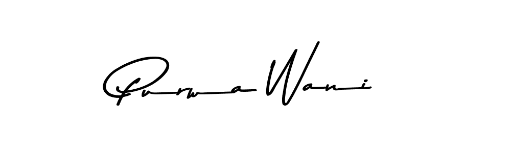 Similarly Asem Kandis PERSONAL USE is the best handwritten signature design. Signature creator online .You can use it as an online autograph creator for name Purwa Wani. Purwa Wani signature style 9 images and pictures png
