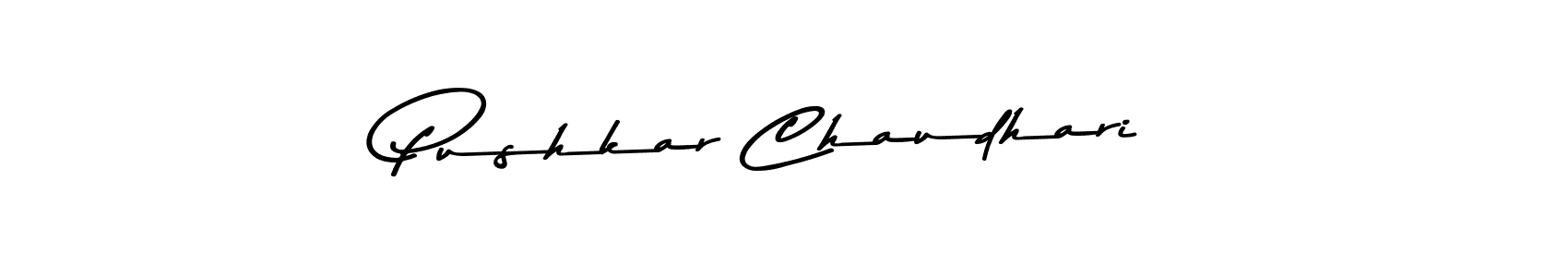 Use a signature maker to create a handwritten signature online. With this signature software, you can design (Asem Kandis PERSONAL USE) your own signature for name Pushkar Chaudhari. Pushkar Chaudhari signature style 9 images and pictures png