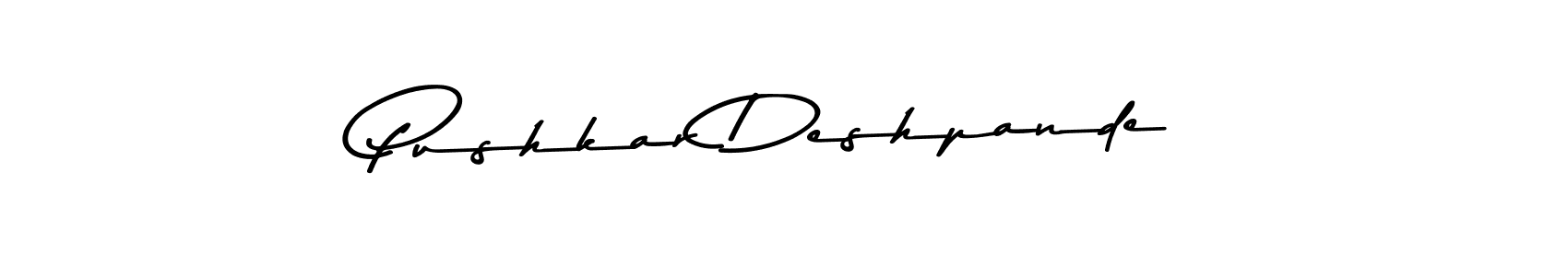 Here are the top 10 professional signature styles for the name Pushkar Deshpande. These are the best autograph styles you can use for your name. Pushkar Deshpande signature style 9 images and pictures png