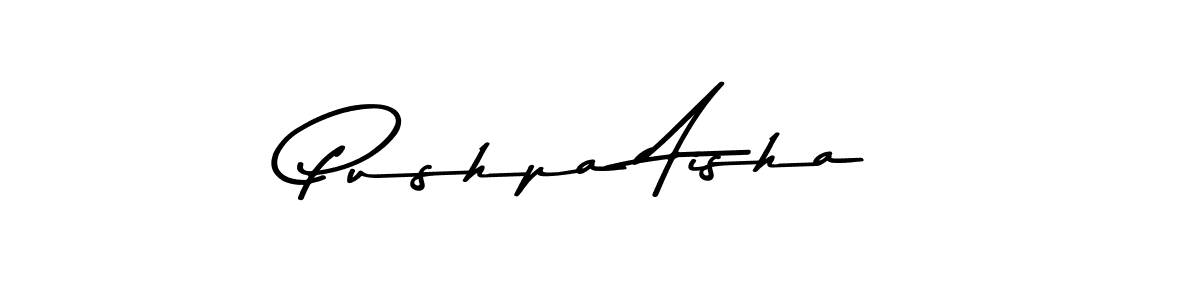 Also we have Pushpa Aisha name is the best signature style. Create professional handwritten signature collection using Asem Kandis PERSONAL USE autograph style. Pushpa Aisha signature style 9 images and pictures png