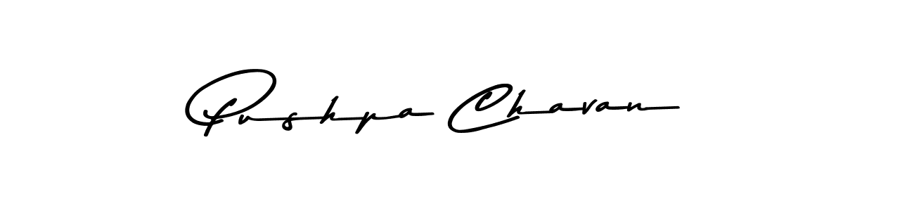 Make a beautiful signature design for name Pushpa Chavan. Use this online signature maker to create a handwritten signature for free. Pushpa Chavan signature style 9 images and pictures png