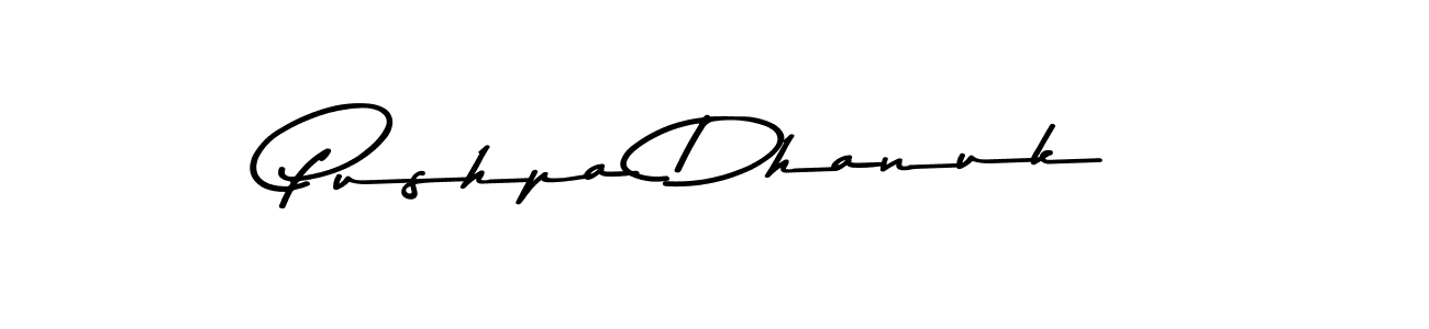 Make a short Pushpa Dhanuk signature style. Manage your documents anywhere anytime using Asem Kandis PERSONAL USE. Create and add eSignatures, submit forms, share and send files easily. Pushpa Dhanuk signature style 9 images and pictures png