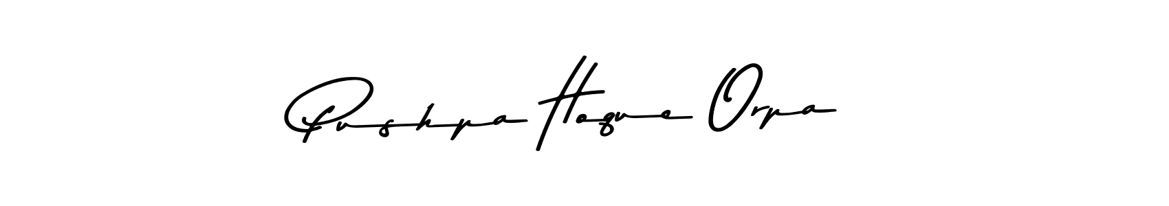 How to make Pushpa Hoque Orpa signature? Asem Kandis PERSONAL USE is a professional autograph style. Create handwritten signature for Pushpa Hoque Orpa name. Pushpa Hoque Orpa signature style 9 images and pictures png