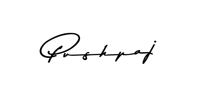 Pushpaj stylish signature style. Best Handwritten Sign (Asem Kandis PERSONAL USE) for my name. Handwritten Signature Collection Ideas for my name Pushpaj. Pushpaj signature style 9 images and pictures png