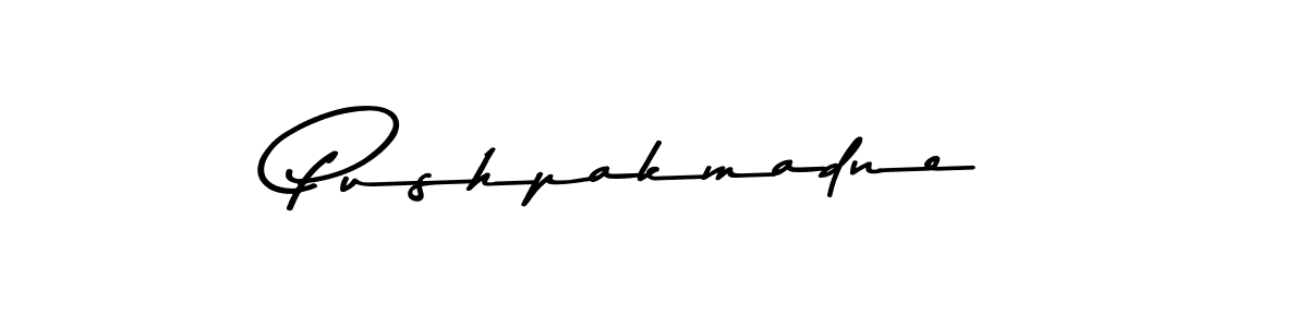 Also we have Pushpakmadne name is the best signature style. Create professional handwritten signature collection using Asem Kandis PERSONAL USE autograph style. Pushpakmadne signature style 9 images and pictures png