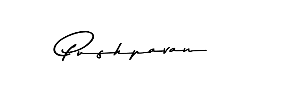 if you are searching for the best signature style for your name Pushpavan. so please give up your signature search. here we have designed multiple signature styles  using Asem Kandis PERSONAL USE. Pushpavan signature style 9 images and pictures png