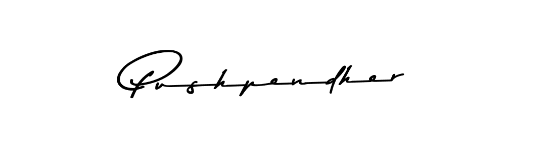 Design your own signature with our free online signature maker. With this signature software, you can create a handwritten (Asem Kandis PERSONAL USE) signature for name Pushpendher. Pushpendher signature style 9 images and pictures png