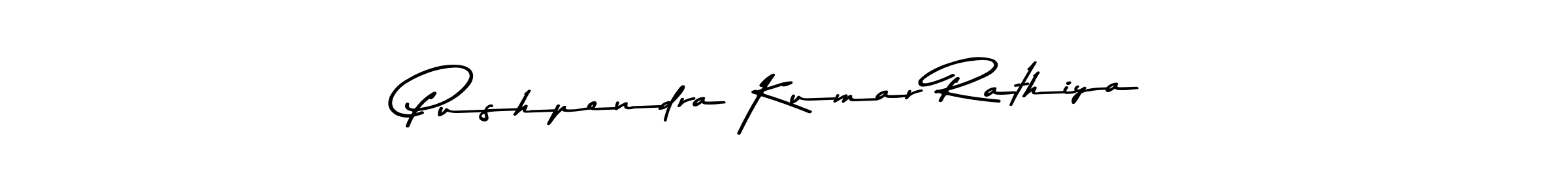 How to make Pushpendra Kumar Rathiya name signature. Use Asem Kandis PERSONAL USE style for creating short signs online. This is the latest handwritten sign. Pushpendra Kumar Rathiya signature style 9 images and pictures png