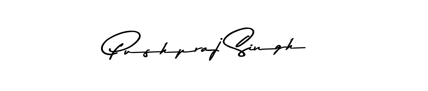 Create a beautiful signature design for name Pushpraj Singh. With this signature (Asem Kandis PERSONAL USE) fonts, you can make a handwritten signature for free. Pushpraj Singh signature style 9 images and pictures png