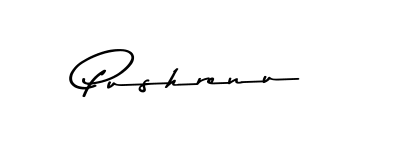 Make a beautiful signature design for name Pushrenu. Use this online signature maker to create a handwritten signature for free. Pushrenu signature style 9 images and pictures png