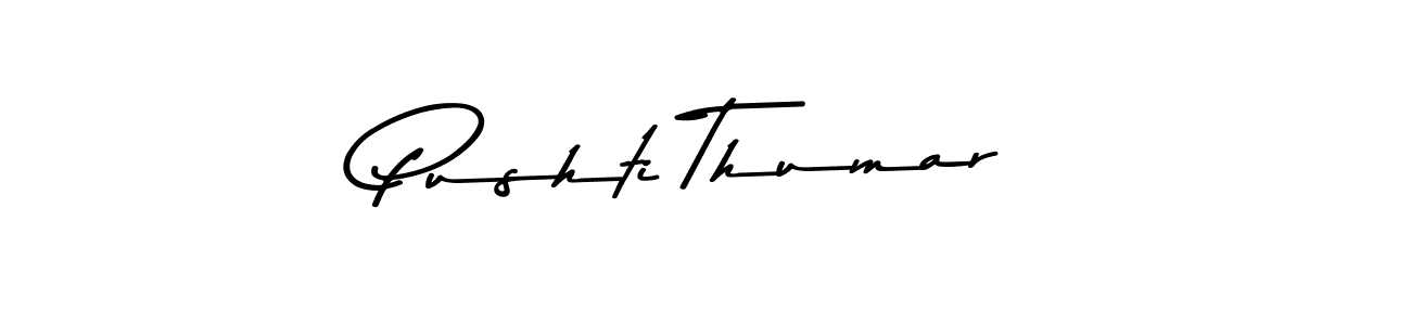 Best and Professional Signature Style for Pushti Thumar. Asem Kandis PERSONAL USE Best Signature Style Collection. Pushti Thumar signature style 9 images and pictures png