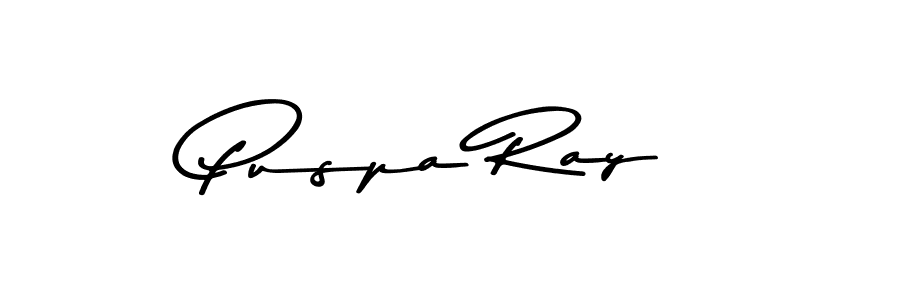 Puspa Ray stylish signature style. Best Handwritten Sign (Asem Kandis PERSONAL USE) for my name. Handwritten Signature Collection Ideas for my name Puspa Ray. Puspa Ray signature style 9 images and pictures png