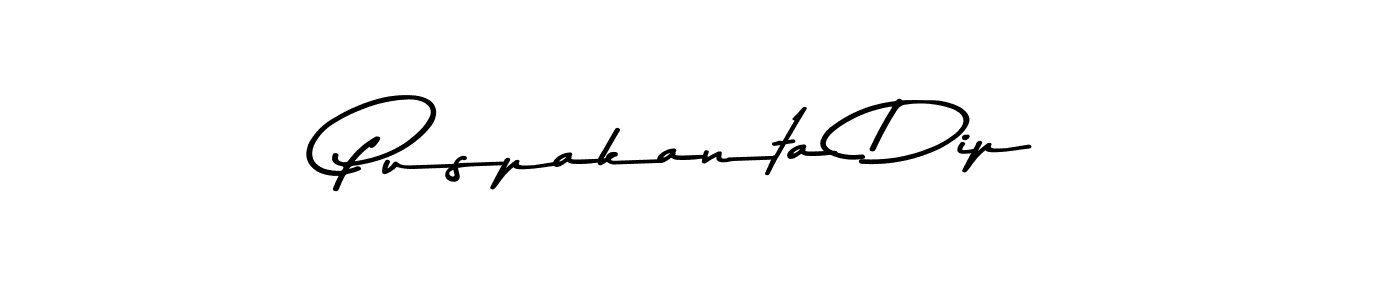 Puspakanta Dip stylish signature style. Best Handwritten Sign (Asem Kandis PERSONAL USE) for my name. Handwritten Signature Collection Ideas for my name Puspakanta Dip. Puspakanta Dip signature style 9 images and pictures png
