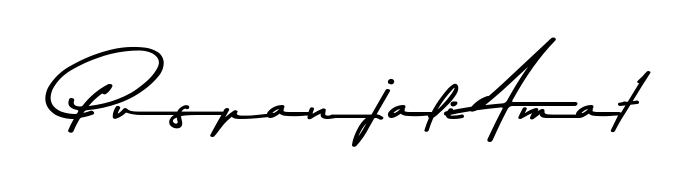 The best way (Asem Kandis PERSONAL USE) to make a short signature is to pick only two or three words in your name. For converting this name Puspanjali Amat. Puspanjali Amat signature style 9 images and pictures png