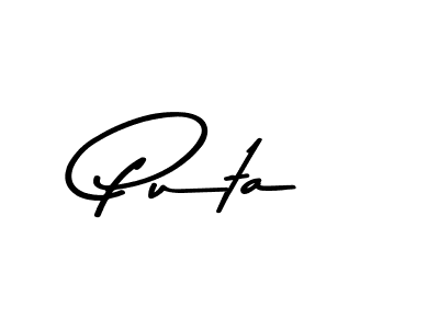 Make a beautiful signature design for name Puta. Use this online signature maker to create a handwritten signature for free. Puta signature style 9 images and pictures png