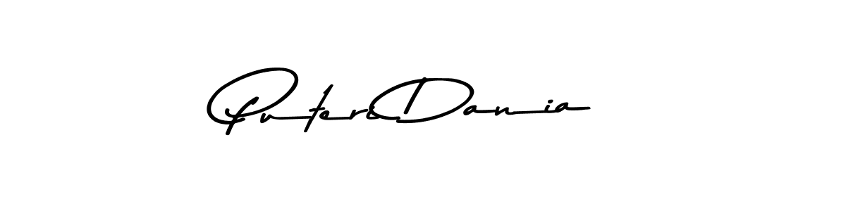 Use a signature maker to create a handwritten signature online. With this signature software, you can design (Asem Kandis PERSONAL USE) your own signature for name Puteri Dania. Puteri Dania signature style 9 images and pictures png