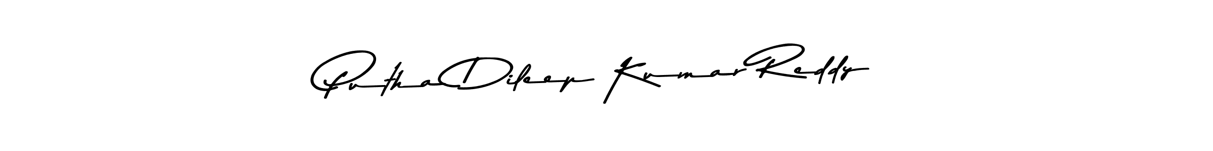 This is the best signature style for the Putha Dileep Kumar Reddy name. Also you like these signature font (Asem Kandis PERSONAL USE). Mix name signature. Putha Dileep Kumar Reddy signature style 9 images and pictures png