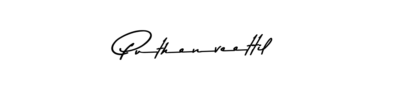 Also You can easily find your signature by using the search form. We will create Puthenveettil name handwritten signature images for you free of cost using Asem Kandis PERSONAL USE sign style. Puthenveettil signature style 9 images and pictures png