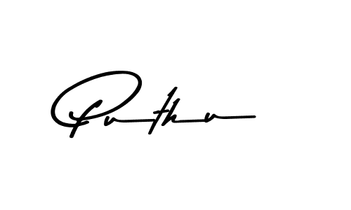 Make a beautiful signature design for name Puthu. Use this online signature maker to create a handwritten signature for free. Puthu signature style 9 images and pictures png