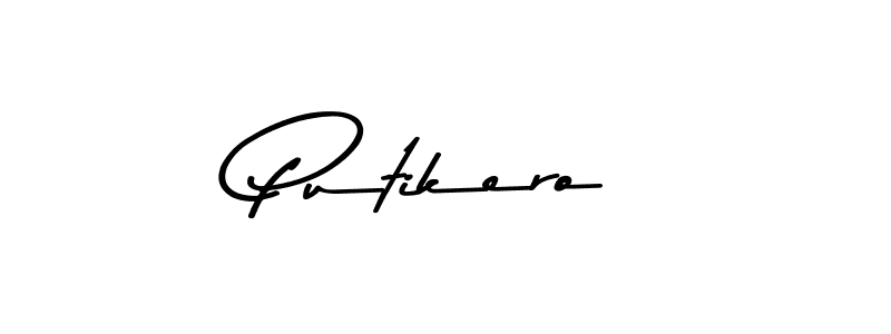 Putikero stylish signature style. Best Handwritten Sign (Asem Kandis PERSONAL USE) for my name. Handwritten Signature Collection Ideas for my name Putikero. Putikero signature style 9 images and pictures png