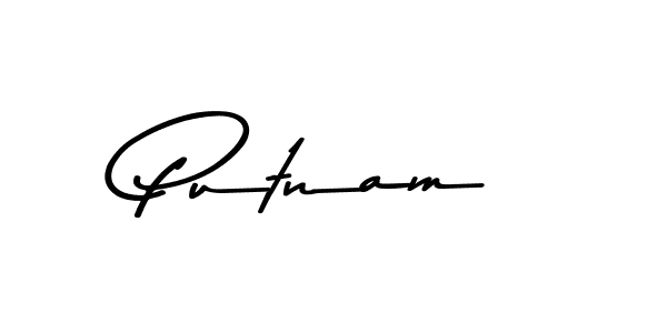 Create a beautiful signature design for name Putnam. With this signature (Asem Kandis PERSONAL USE) fonts, you can make a handwritten signature for free. Putnam signature style 9 images and pictures png