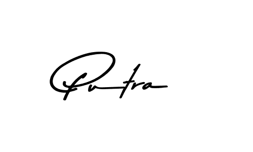 Make a beautiful signature design for name Putra. With this signature (Asem Kandis PERSONAL USE) style, you can create a handwritten signature for free. Putra signature style 9 images and pictures png