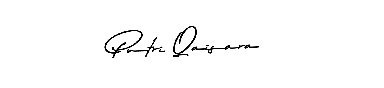 Make a beautiful signature design for name Putri Qaisara. Use this online signature maker to create a handwritten signature for free. Putri Qaisara signature style 9 images and pictures png