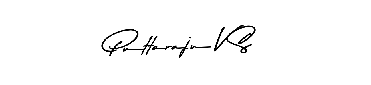 The best way (Asem Kandis PERSONAL USE) to make a short signature is to pick only two or three words in your name. The name Puttaraju V S include a total of six letters. For converting this name. Puttaraju V S signature style 9 images and pictures png