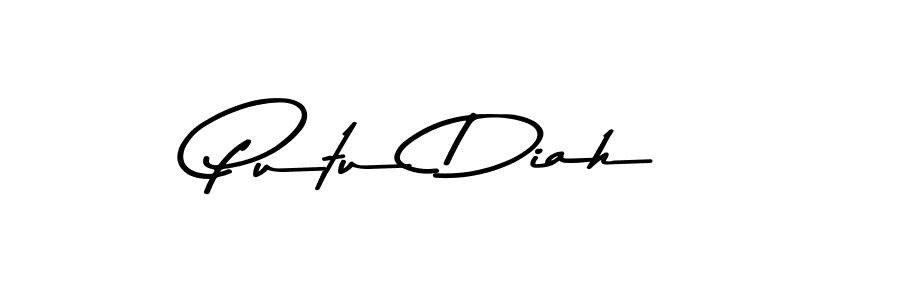 Make a beautiful signature design for name Putu Diah. Use this online signature maker to create a handwritten signature for free. Putu Diah signature style 9 images and pictures png