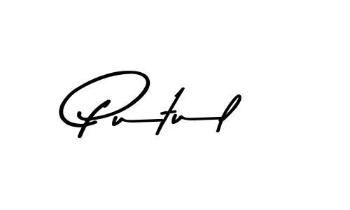 How to make Putul signature? Asem Kandis PERSONAL USE is a professional autograph style. Create handwritten signature for Putul name. Putul signature style 9 images and pictures png