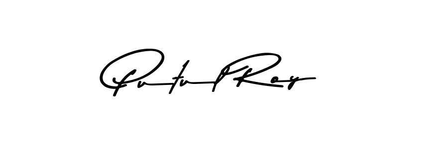 Make a beautiful signature design for name Putul Roy. With this signature (Asem Kandis PERSONAL USE) style, you can create a handwritten signature for free. Putul Roy signature style 9 images and pictures png