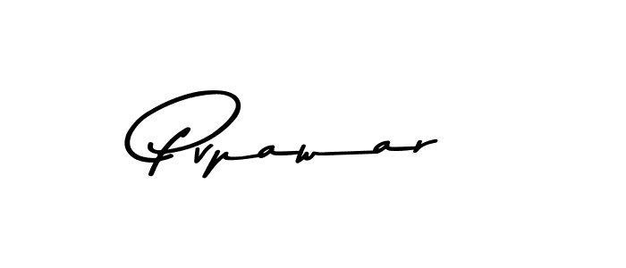 Make a beautiful signature design for name Pvpawar. With this signature (Asem Kandis PERSONAL USE) style, you can create a handwritten signature for free. Pvpawar signature style 9 images and pictures png