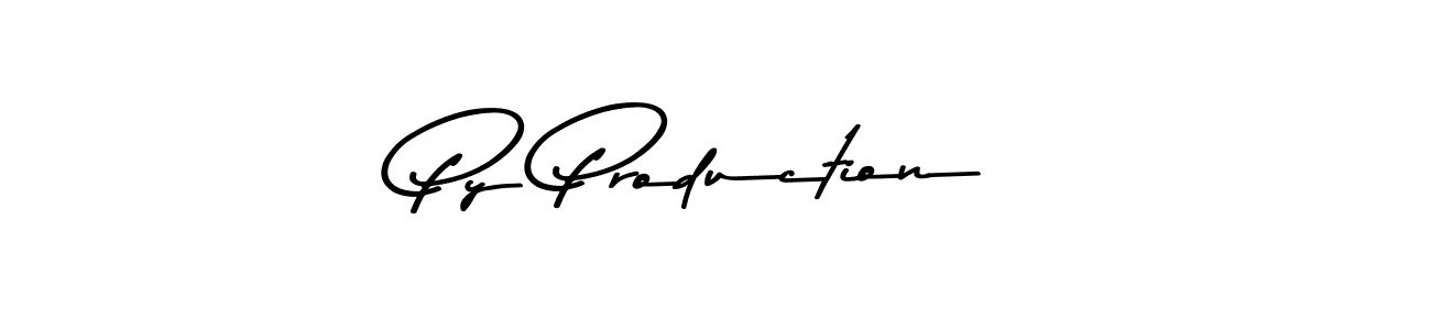 Similarly Asem Kandis PERSONAL USE is the best handwritten signature design. Signature creator online .You can use it as an online autograph creator for name Py Production. Py Production signature style 9 images and pictures png