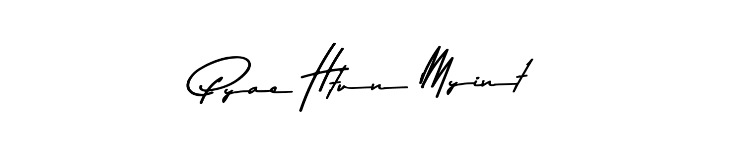 Make a beautiful signature design for name Pyae Htun Myint. Use this online signature maker to create a handwritten signature for free. Pyae Htun Myint signature style 9 images and pictures png