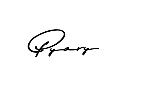 Pyary stylish signature style. Best Handwritten Sign (Asem Kandis PERSONAL USE) for my name. Handwritten Signature Collection Ideas for my name Pyary. Pyary signature style 9 images and pictures png