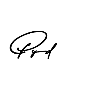 Pyd stylish signature style. Best Handwritten Sign (Asem Kandis PERSONAL USE) for my name. Handwritten Signature Collection Ideas for my name Pyd. Pyd signature style 9 images and pictures png