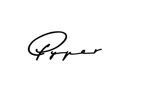 Create a beautiful signature design for name Pyper. With this signature (Asem Kandis PERSONAL USE) fonts, you can make a handwritten signature for free. Pyper signature style 9 images and pictures png