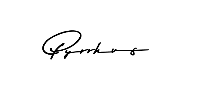 How to make Pyrrhus signature? Asem Kandis PERSONAL USE is a professional autograph style. Create handwritten signature for Pyrrhus name. Pyrrhus signature style 9 images and pictures png