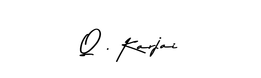 Make a beautiful signature design for name Q . Karjai. Use this online signature maker to create a handwritten signature for free. Q . Karjai signature style 9 images and pictures png