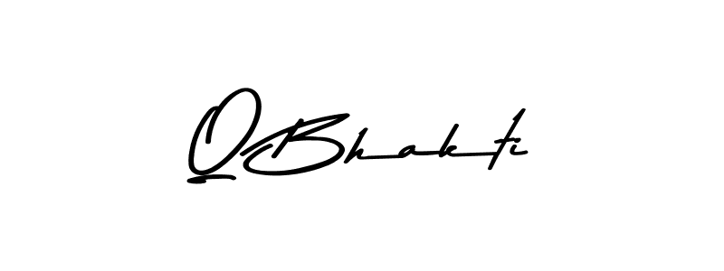 Also You can easily find your signature by using the search form. We will create Q Bhakti name handwritten signature images for you free of cost using Asem Kandis PERSONAL USE sign style. Q Bhakti signature style 9 images and pictures png