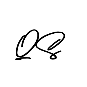 Q S stylish signature style. Best Handwritten Sign (Asem Kandis PERSONAL USE) for my name. Handwritten Signature Collection Ideas for my name Q S. Q S signature style 9 images and pictures png