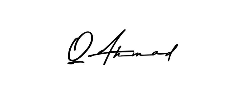 Also we have Q. Ahmad name is the best signature style. Create professional handwritten signature collection using Asem Kandis PERSONAL USE autograph style. Q. Ahmad signature style 9 images and pictures png