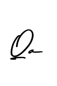 Qa stylish signature style. Best Handwritten Sign (Asem Kandis PERSONAL USE) for my name. Handwritten Signature Collection Ideas for my name Qa. Qa signature style 9 images and pictures png